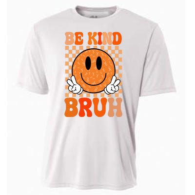 Be Kind Bruh Anti Bullying Smile Face Cooling Performance Crew T-Shirt