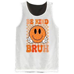 Be Kind Bruh Anti Bullying Smile Face Mesh Reversible Basketball Jersey Tank