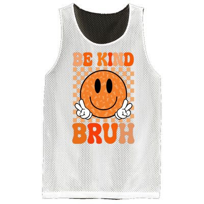 Be Kind Bruh Anti Bullying Smile Face Mesh Reversible Basketball Jersey Tank