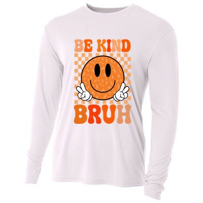 Be Kind Bruh Anti Bullying Smile Face Cooling Performance Long Sleeve Crew