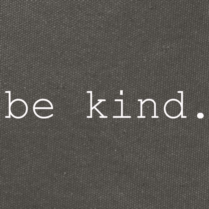 Be Kind Cotton Canvas Backpack