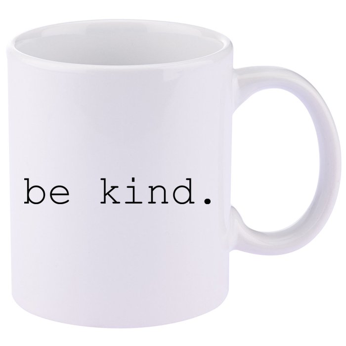 Be Kind 11oz C Handle Ceramic Mug