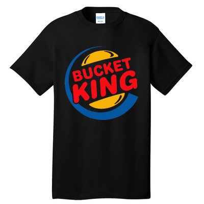 Bucket King Basketball Player Hoops Culture Funny Tall T-Shirt