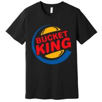 Bucket King Basketball Player Hoops Culture Funny Premium T-Shirt