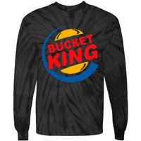 Bucket King Basketball Player Hoops Culture Funny Tie-Dye Long Sleeve Shirt