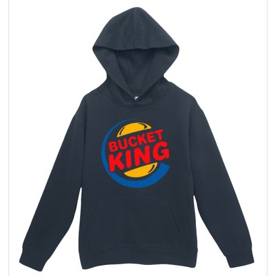 Bucket King Basketball Player Hoops Culture Funny Urban Pullover Hoodie