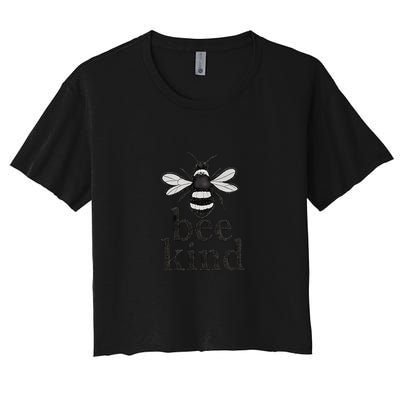 Bee Kind Women's Crop Top Tee