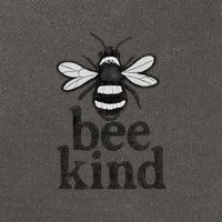 Bee Kind Cotton Canvas Backpack