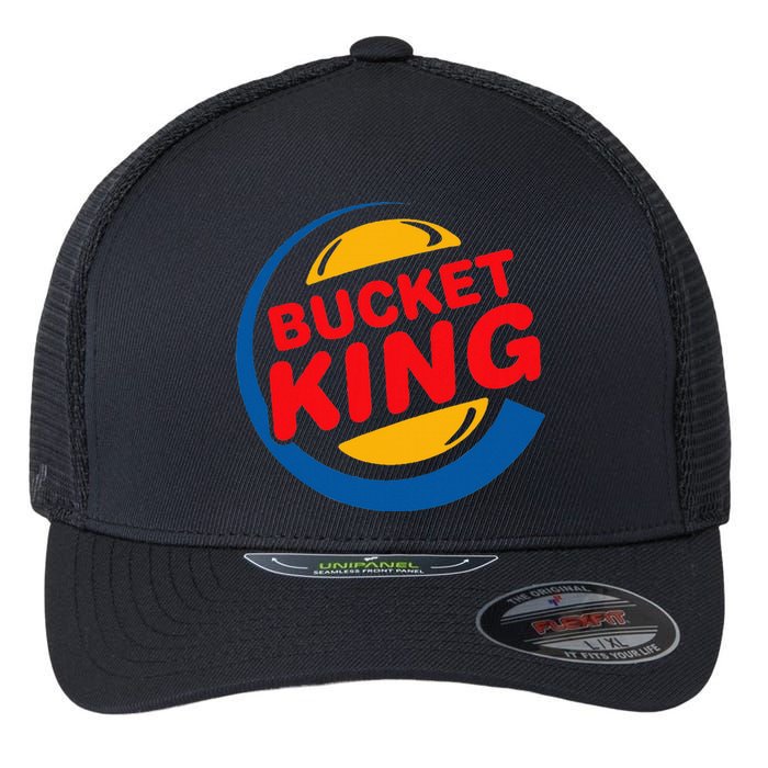 Bucket King Basketball Player Hoops Culture Flexfit Unipanel Trucker Cap