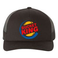 Bucket King Basketball Player Hoops Culture Yupoong Adult 5-Panel Trucker Hat