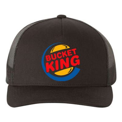 Bucket King Basketball Player Hoops Culture Yupoong Adult 5-Panel Trucker Hat