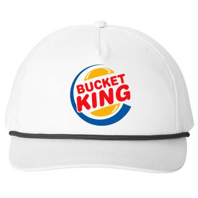 Bucket King Basketball Player Hoops Culture Snapback Five-Panel Rope Hat