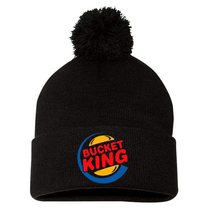 Bucket King Basketball Player Hoops Culture Pom Pom 12in Knit Beanie