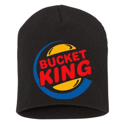 Bucket King Basketball Player Hoops Culture Short Acrylic Beanie