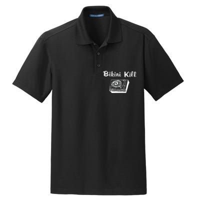 Bikini Kill Dry Zone Grid Polo