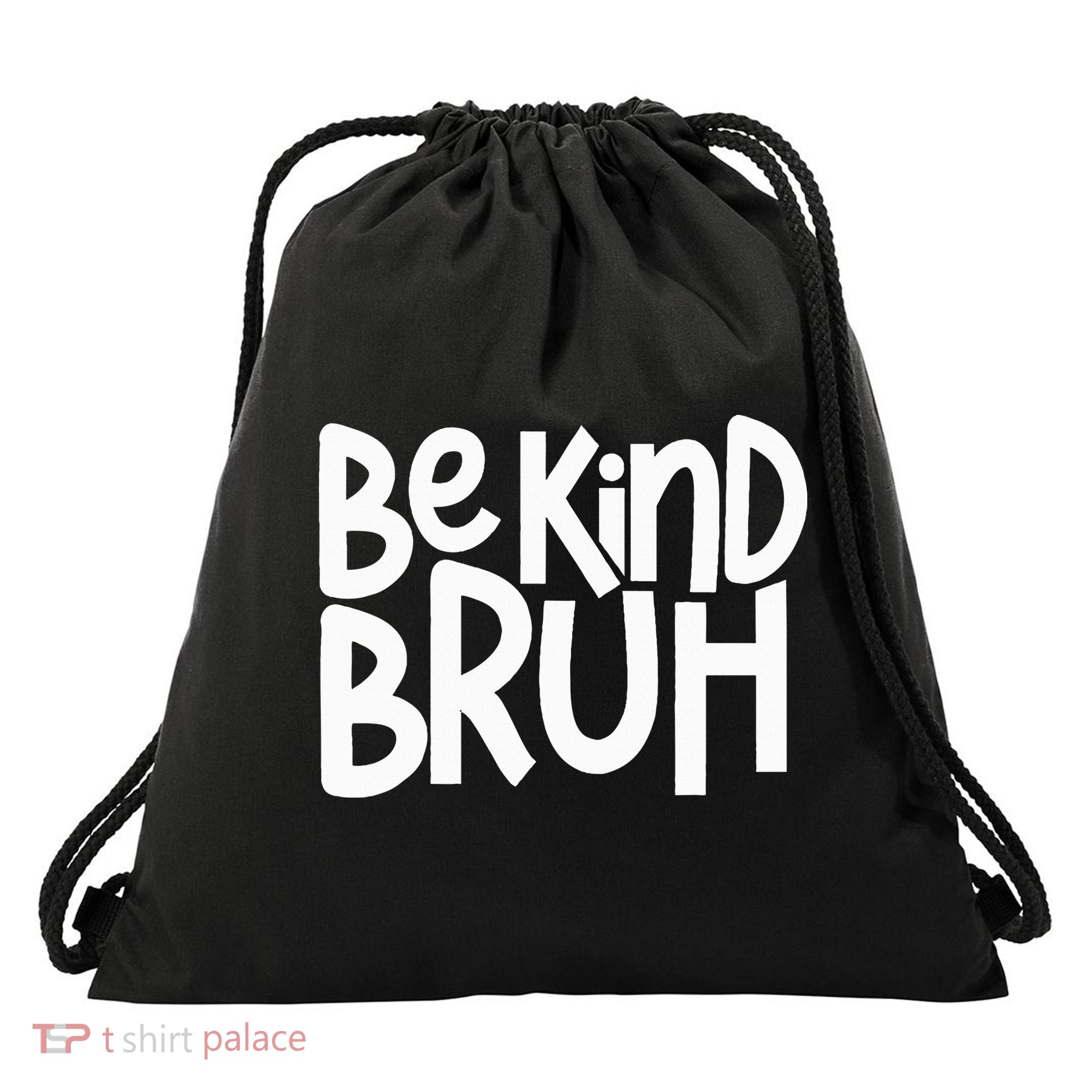 Be Kind Bruh Anti Bullying Kindness Orange Unity Day Drawstring Bag