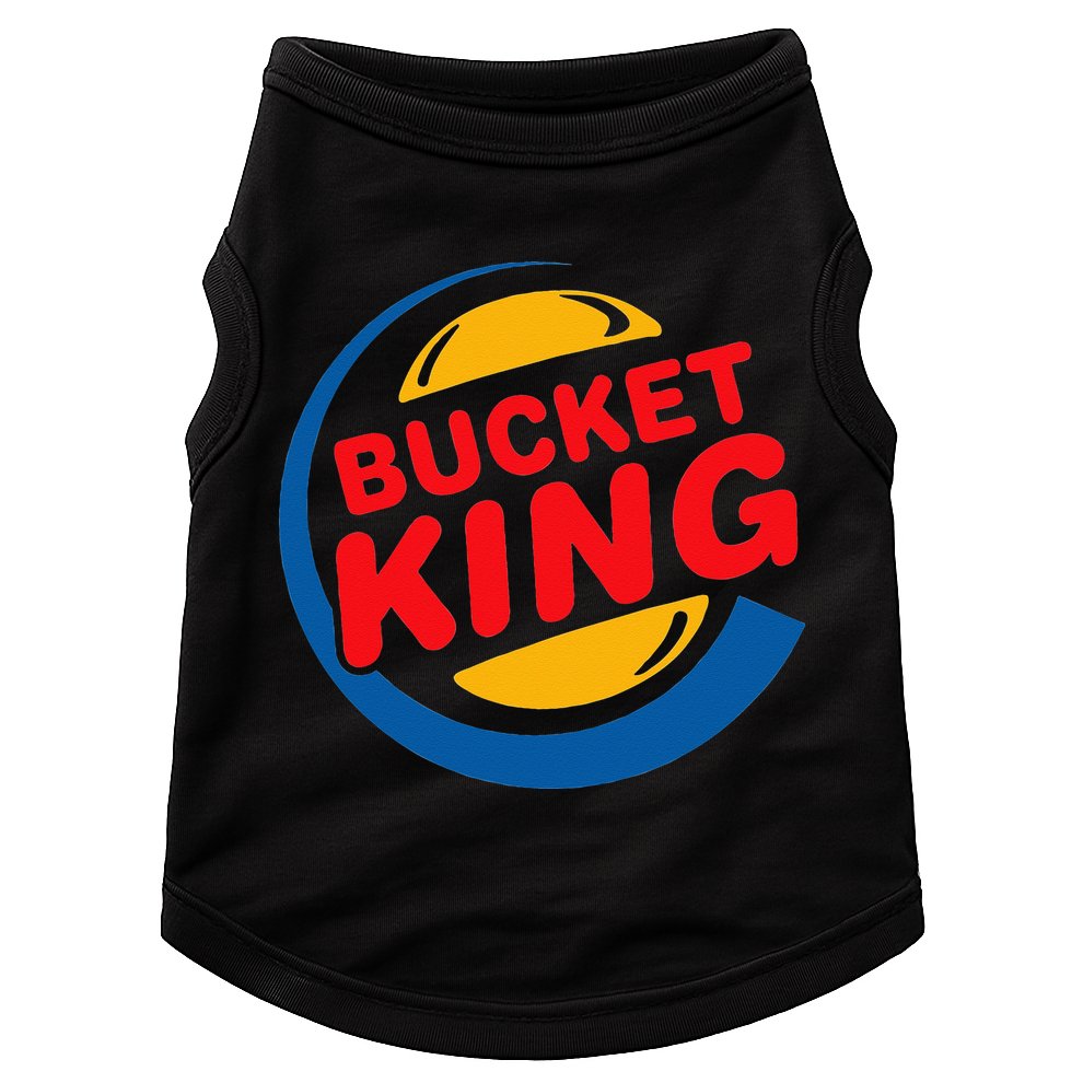 Bucket King Basketball Player Hoops Culture Funny Doggie Tank