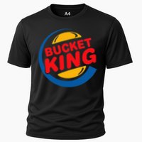 Bucket King Basketball Player Hoops Culture Funny Cooling Performance Crew T-Shirt