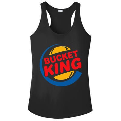 Bucket King Basketball Player Hoops Culture Funny Ladies PosiCharge Competitor Racerback Tank