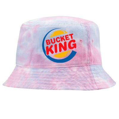 Bucket King Basketball Player Hoops Culture Funny Tie-Dyed Bucket Hat