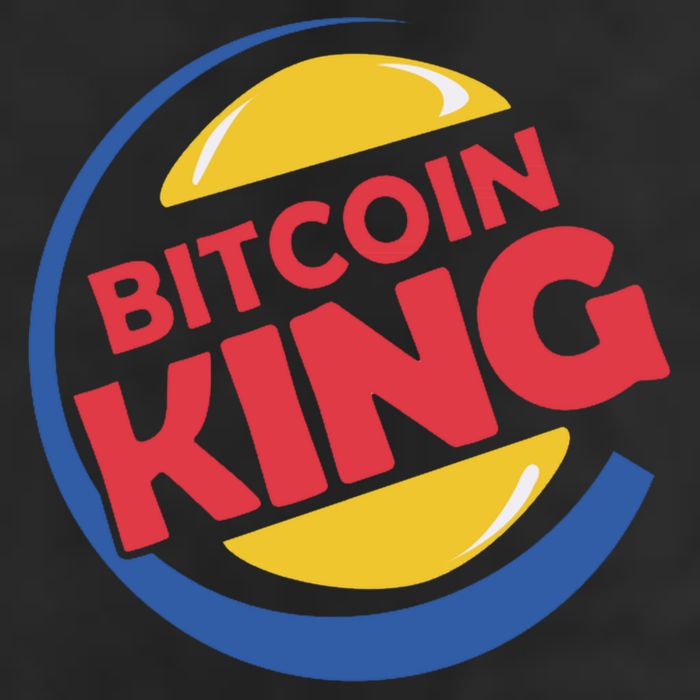 Bitcoin King 7 Panel Mesh Trucker Snapback Hat