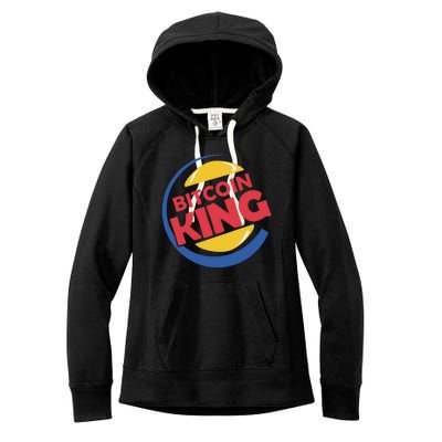 Bitcoin King Women's Fleece Hoodie