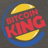 Bitcoin King Cotton Canvas Backpack