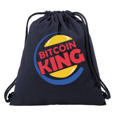 Bitcoin King Drawstring Bag