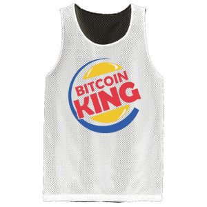 Bitcoin King Mesh Reversible Basketball Jersey Tank