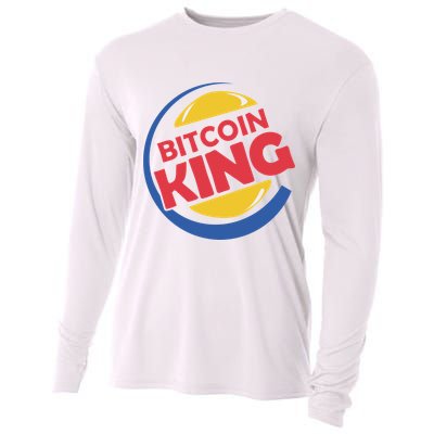 Bitcoin King Cooling Performance Long Sleeve Crew