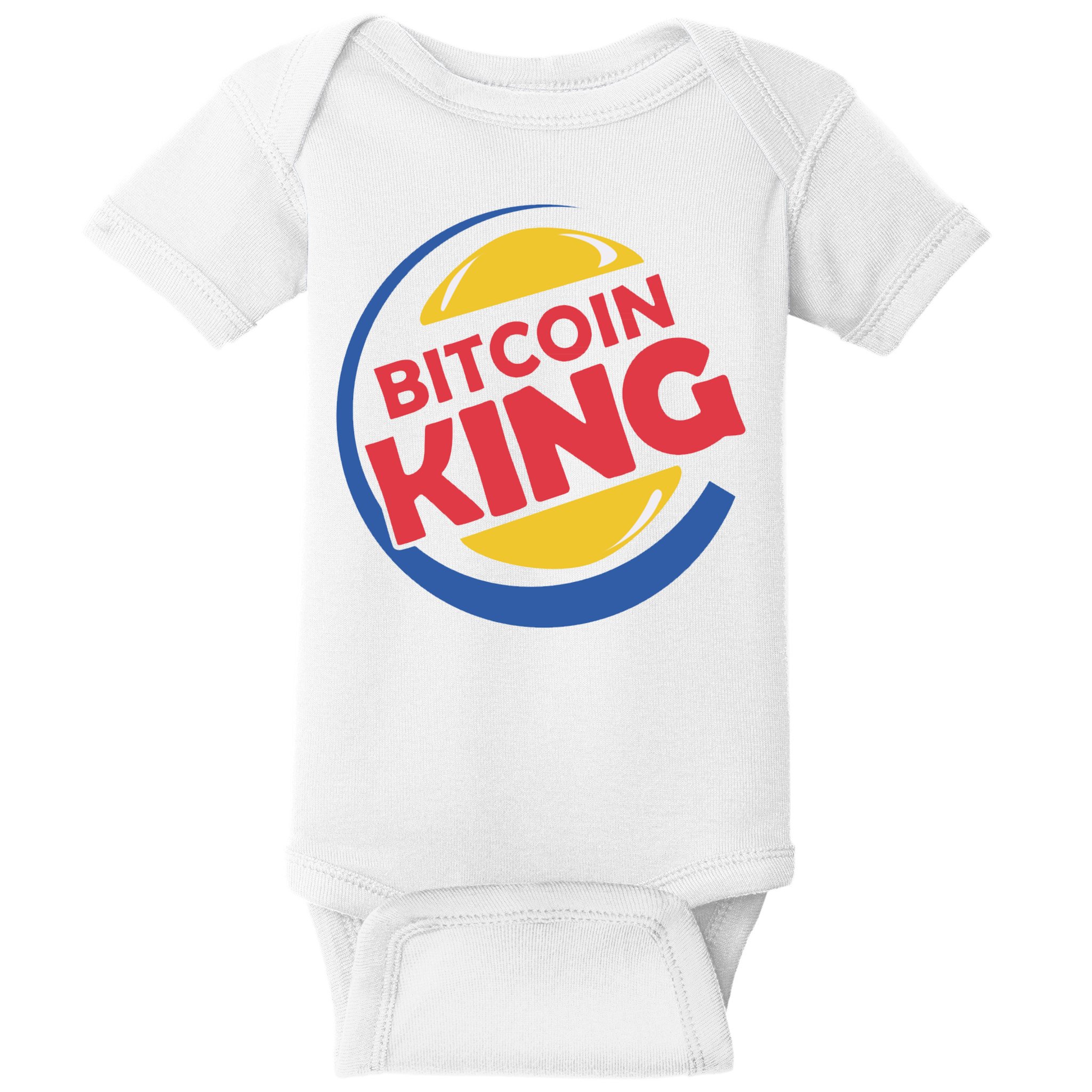 Bitcoin King Baby Bodysuit