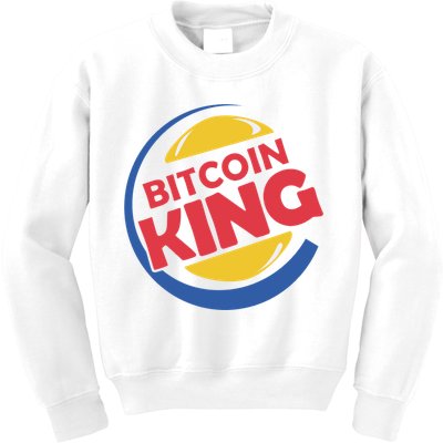 Bitcoin King Kids Sweatshirt