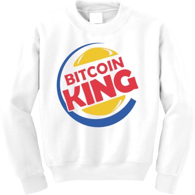 Bitcoin King Kids Sweatshirt