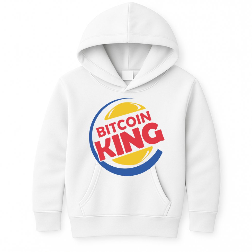 Bitcoin King Kids Hoodie