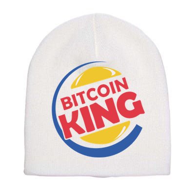 Bitcoin King Short Acrylic Beanie