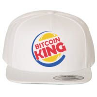 Bitcoin King Wool Snapback Cap