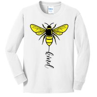 Bee Kind Kids Long Sleeve Shirt