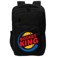 Bucket King Basketball Player Hoops Culture Funny Impact Tech Backpack