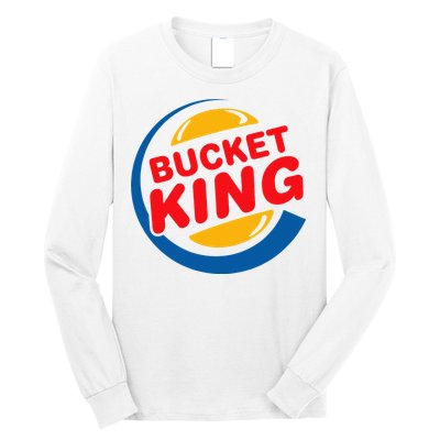 Bucket King Basketball Player Hoops Culture Funny Long Sleeve Shirt