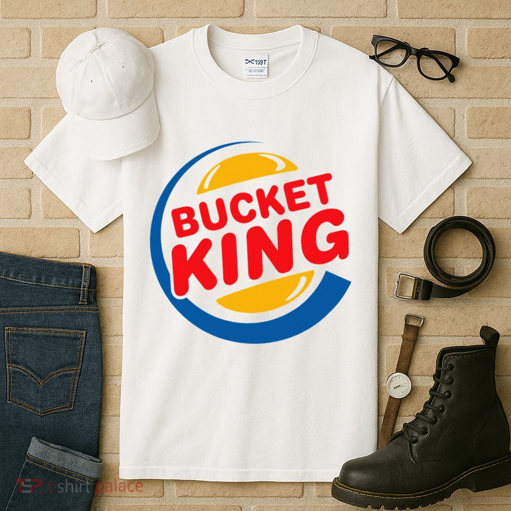 Bucket King Basketball Player Hoops Culture Funny Tall T-Shirt