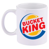 Bucket King Basketball Player Hoops Culture Funny 11oz C Handle Ceramic Mug