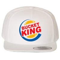Bucket King Basketball Player Hoops Culture Funny Wool Snapback Cap