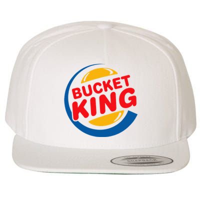 Bucket King Basketball Player Hoops Culture Funny Wool Snapback Cap