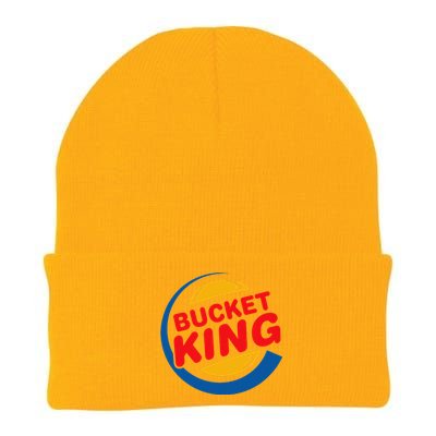 Bucket King Basketball Player Hoops Culture Funny Knit Cap Winter Beanie