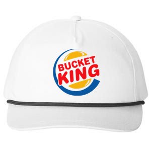 Bucket King Basketball Player Hoops Culture Funny Snapback Five-Panel Rope Hat