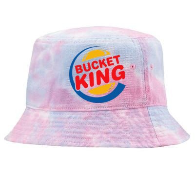 Bucket King Basketball Player Hoops Culture Funny Tie-Dyed Bucket Hat