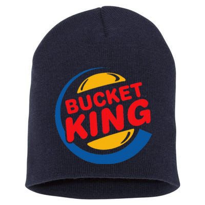 Bucket King Basketball Player Hoops Culture Funny Short Acrylic Beanie