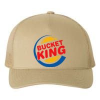 Bucket King Basketball Player Hoops Culture Funny Yupoong Adult 5-Panel Trucker Hat