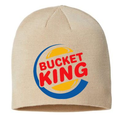 Bucket King Basketball Player Hoops Culture Funny Sustainable Beanie