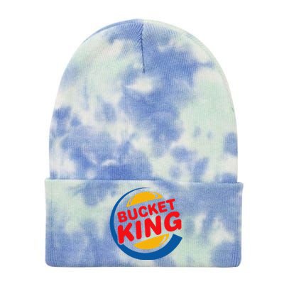 Bucket King Basketball Player Hoops Culture Funny Tie Dye 12in Knit Beanie